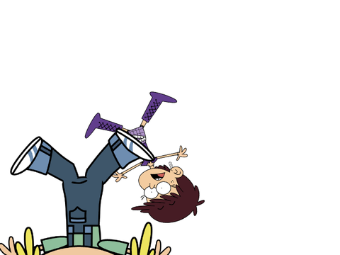 the loud house Flinging Off but its paper planes