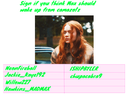 Sign if you think that Max should wake up from that camazotz. remix remix remix remix remix