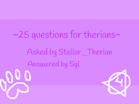 25 Answers from a Therian
