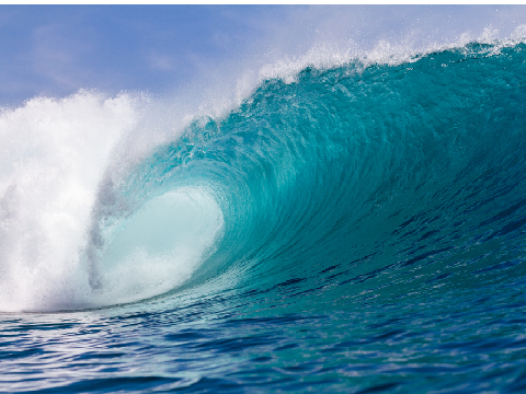 Tidal wave impression
