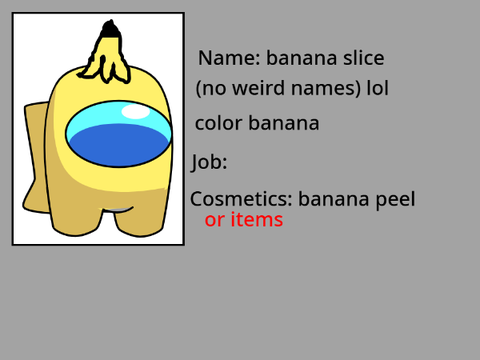 banana color among us