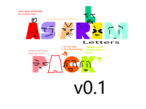 ASFRLIM letters pack v0.1