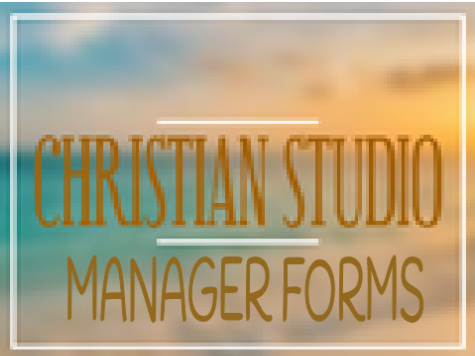 Christian Studio Manager Form
