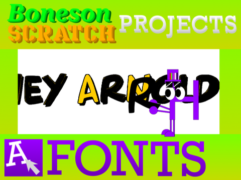 Hey Arnold!: the Font (v0.0.7)