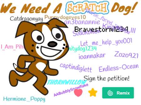 Petition to add a Scratch Dog!  remix