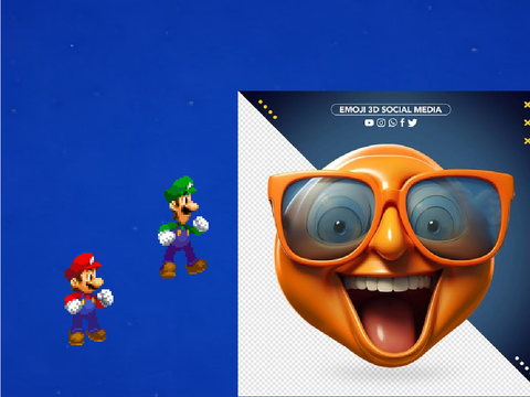 Mario and Luigi VS poo