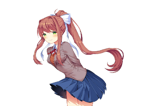 just monika.