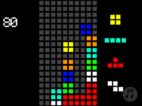 Tetris but everything is just a square so you win automatically