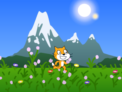 Scratch Cat Jogs Forever