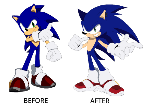 New sonic movie reimagined sonic redesign