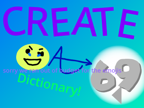 Create a Dictionary [69 nice]