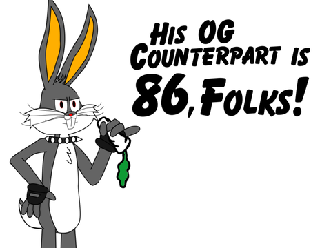 Fell!Bugs Bunny (Rags Rabbit)