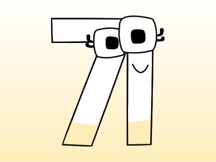 Aiden's number lore 71s faces