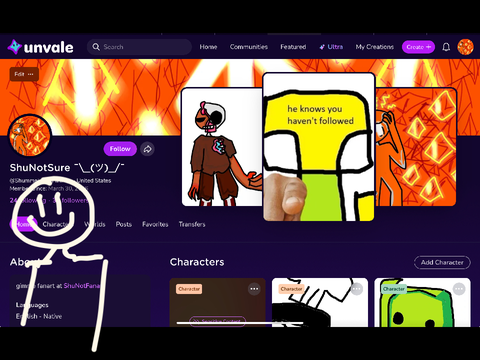 I has unvale :D