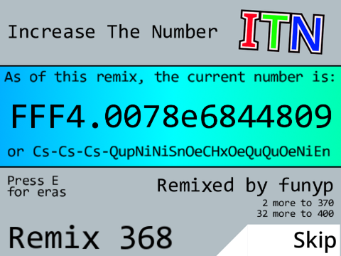 Increase The Number [368]