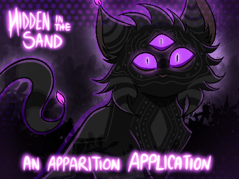 ˗ˏˋ ❝ hidden in the sand  ❞ ➤ apparition application  ˎˊ˗