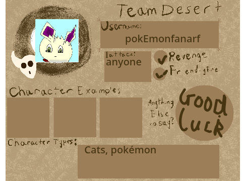My Desert SAF Card