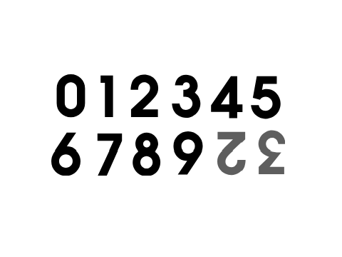 I made timer font.