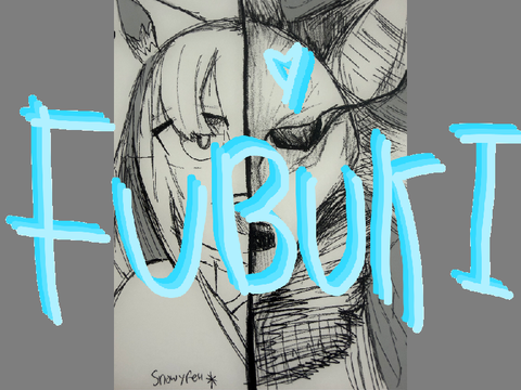 FUBUKI. hololive art!