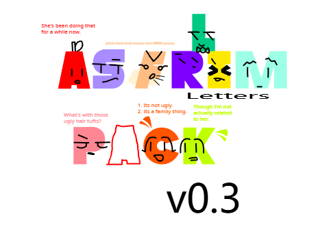 ASFRLIM letters pack v0.3