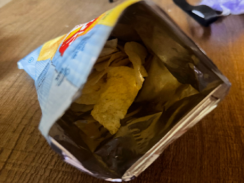 my bag of air came with chips