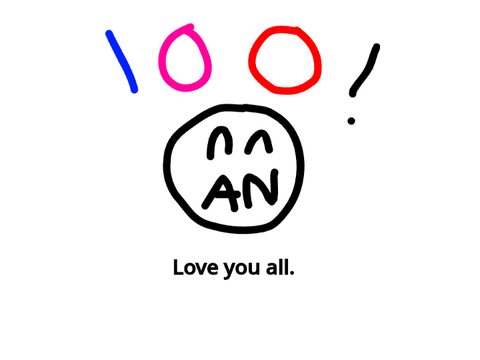 100 FOLLOWERS.