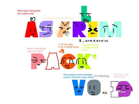 ASFRLIM letters pack v0.19 remix