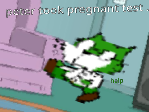 peter took pregnant test 