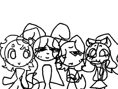 ddlc slop slop wip tell me if i should finish it i ahve no motivavation