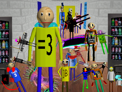 All of the baldis went to the Todayiwilleattwocorndogshouse!1!1!!1