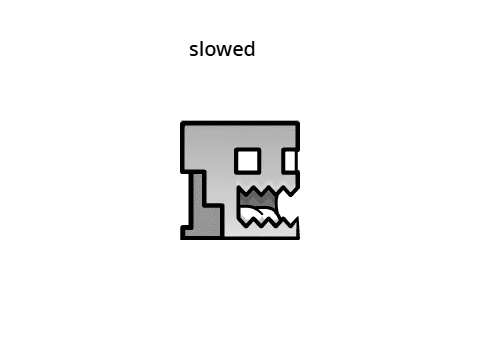 music slowed