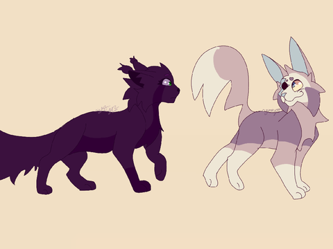 Random Spooklight and Finchfeather art