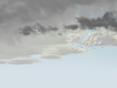 sky parallax