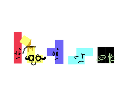 [IV] face tetromino band: insanity but all the budget was spent on cy