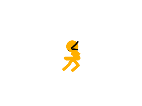orange stickman (My Style)