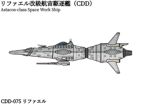 リファエル改級航宙駆逐艦　