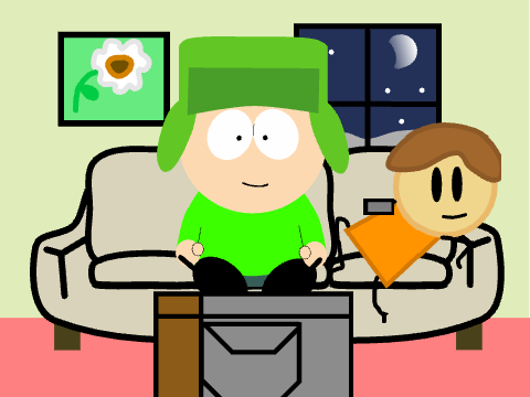 Add Yourself Watching TV remix