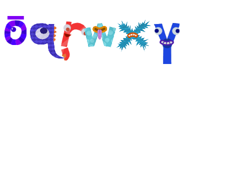 Unused Latvian Letter Animations