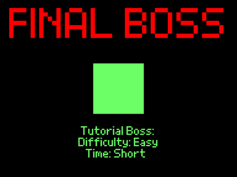 Final Boss: Tutorial Boss