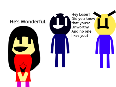 Evil sky has a Crush on Knockman?!