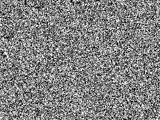 bouncing square but if you pause it's random noise