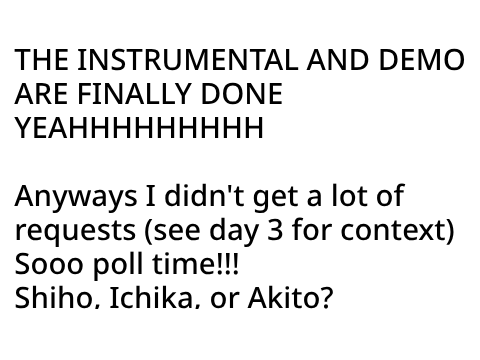 day 5 of trying to compose my own song
