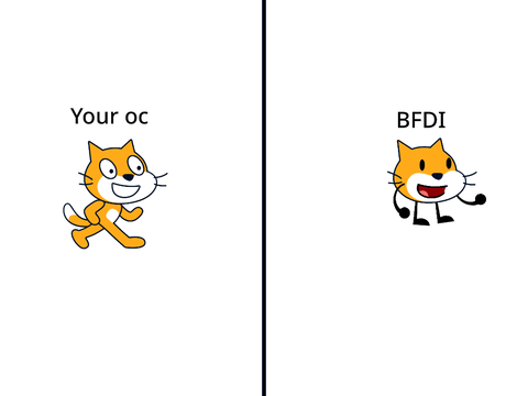 I will remake your oc in the bfdi style