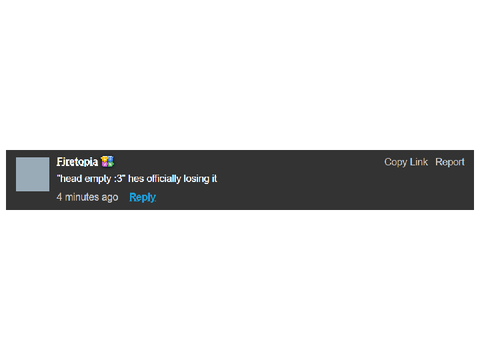 voice acting this comment for no reason