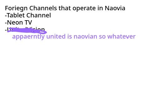 Naovia Foriegn TV Channels