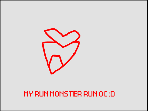 Meet my run monster run OC!