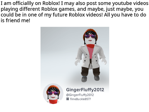 I'm on Roblox!