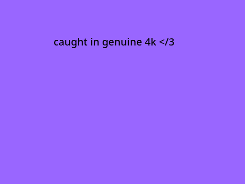caught in 4k </3