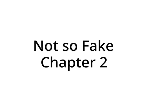 Not so Fake. chap 2