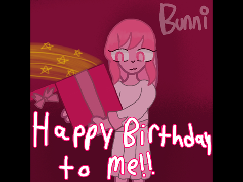 Happy birthday to meeeee ⁠♪